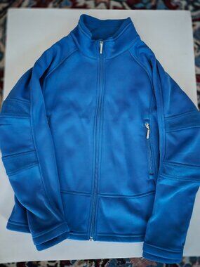 Mondor youth figure skating skates jacket vest blue Mondor 4730  12-14 girls